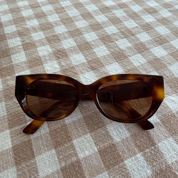 Gucci Women's Brown Sunglasses - Picture 11 of 16